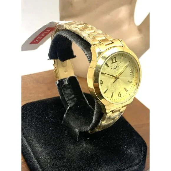 Timex Women's Watch TW2V36000 Quartz Gold Stainless Steel 32mm